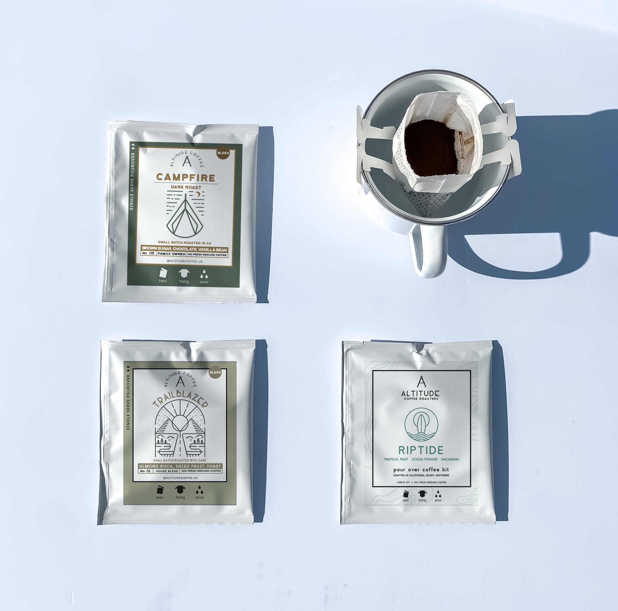 Pour Over Pack Floresta - Blend  6 Packets of Single-Serve Pour